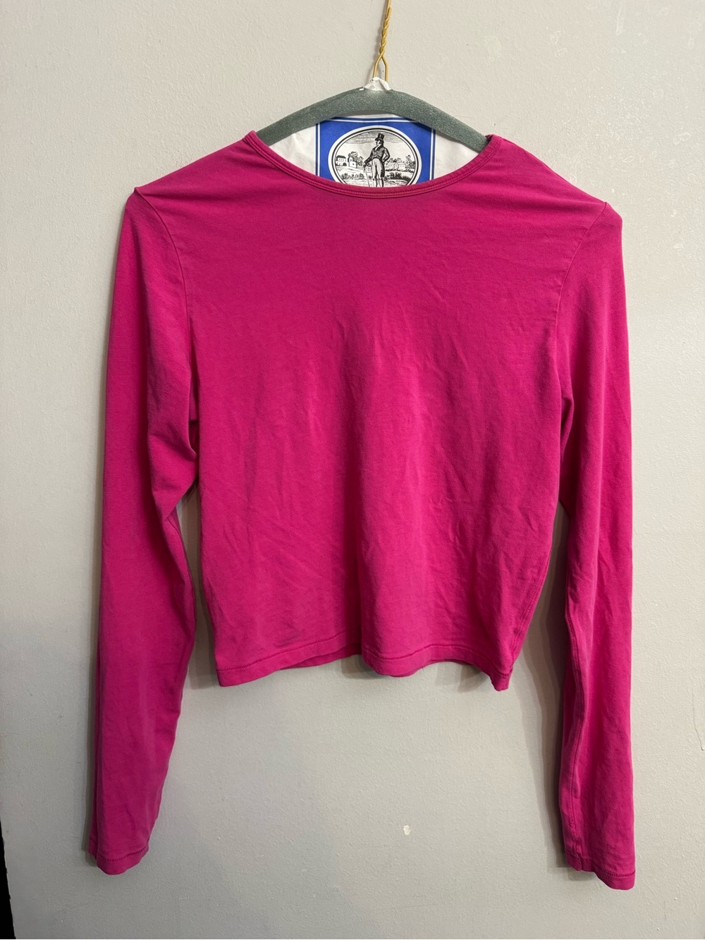 Skims Women's Long-Sleeve Pink T Shirt